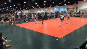 New Waves 17 Mac vs  Kiwi 17 Columbia: Gasparilla Volleyball Kickoff: 2/18