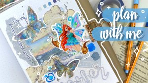 ✨💖 Ноябрь В СТИЛЕ ВИНКС 💖✨ | ДЛИННОЕ оформление 😍 Рисую НОВЫЕ АРТЫ 🍀 Ежедневник