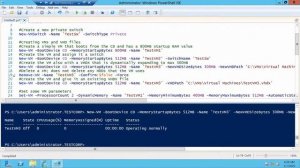 Basic Hyper-V configuration with Powershell on Windows Server 2012