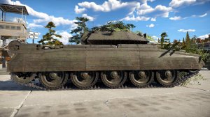 Играю на британском танке Crusader III в симуляторном режиме в War Thunder.