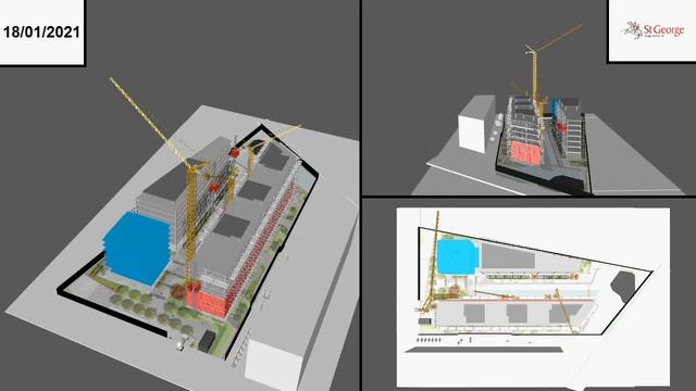 Ridge Digital Engineering (BIM) 4D Simulation Sequence смотреть онлайн