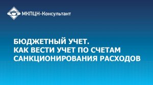 Бюджетный учет. Как вести учет по счетам санкционирования расходов