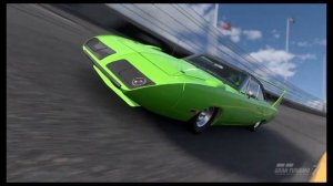 Gran Turismo® 7_ "Lime Light" Plymouth  Road Runner Superbird '70 - Daytona (Top Speed 220 mph)