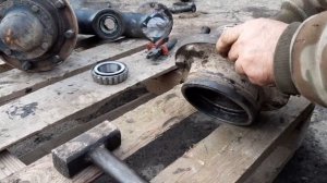 Замена подшипников ступице