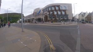 Scotland's parliament building with Arthur seat in background ' yes2