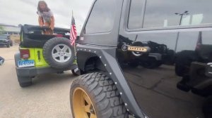 LIFTED JEEP on 37's & Patriot Fastbacks Top (Bandit Jeep)