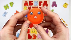 Собираем Алфавит в Деревянную Подложку из Весёлых Букв!