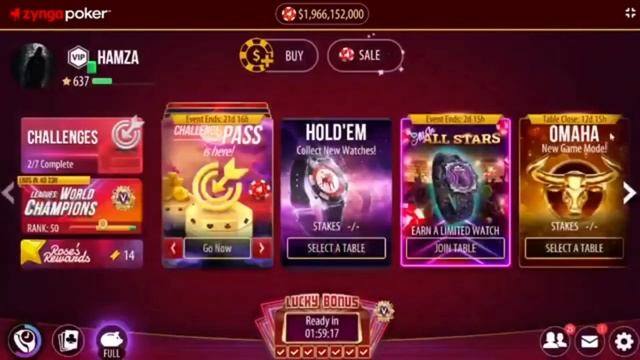 ZYNGA POKER - FREE CHIPS I HIT THE JACKPOT 1B.900