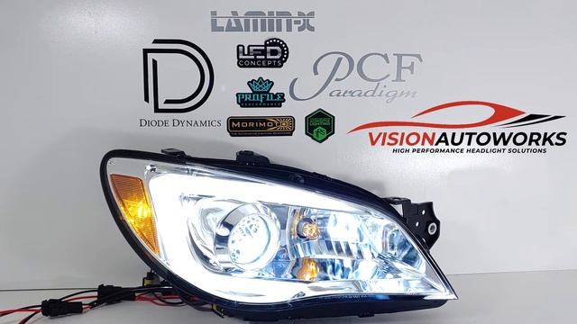 Subaru WRX, Mini H1 bixenon projector retrofit, Lens Etching, Matsushita ballasts, OEM+ build смотреть онлайн