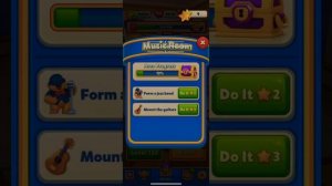 Royal match game play cheat video for Levels 129-134| walkthrough music room 68%