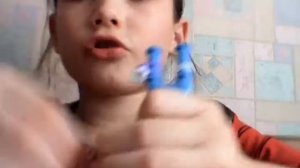 Бантик из резинок на рогатке