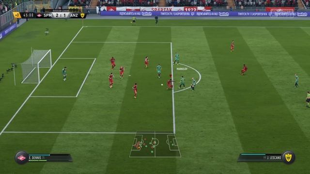 Спартак(Москва) - Анжи(Махачкала) FIFA18 (5 тур Российской Футбольной Премьер Лиги 2 сезон)