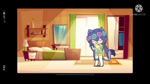 When your friend tells you to look out your window meme Gacha club