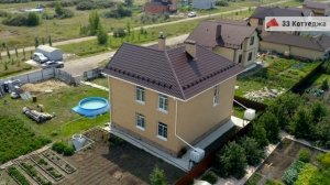 Коттедж из газобетона площадью 166 м2  в  посёлке Зелёная Долина.