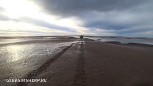 Вездеход чуть не утопили, вездеходы идут на Край Земли! Канин Нос ч5