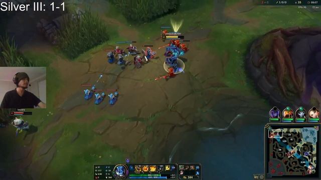 League of Legends Garen Silver Gameplay - Spinning and Winning-