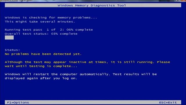 Windows 8: Memory Diagnostics смотреть онлайн