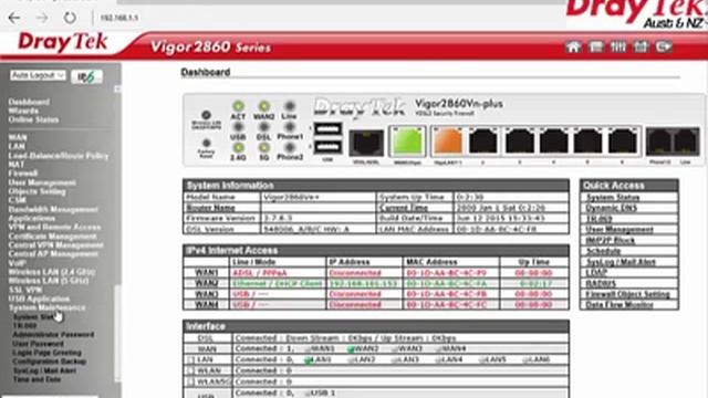 Upgrading Firmware in DrayTek Vigor Routers