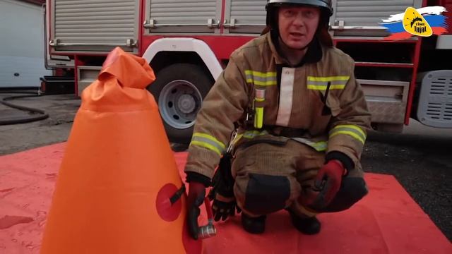 Мягкий резервуар для воды #РДВ, используемый при пожаротушении