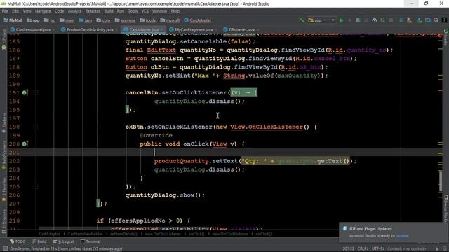 How to make an e-commerce android app?Part-81 SMS  max quantity  Hindi Tutorial 2019