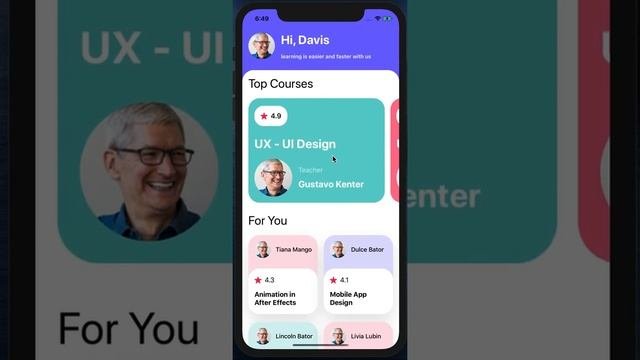 Desenvolvimento Para IOS Com SwiftUI - Online Courses App Design (Demo)