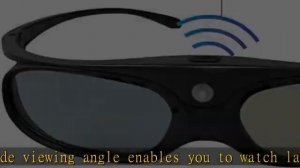 DLP Link 3D Glasses, ELEPHAS 144Hz Rechargeable Active Shutter Eyewear for Most DLP-Link 3D Project