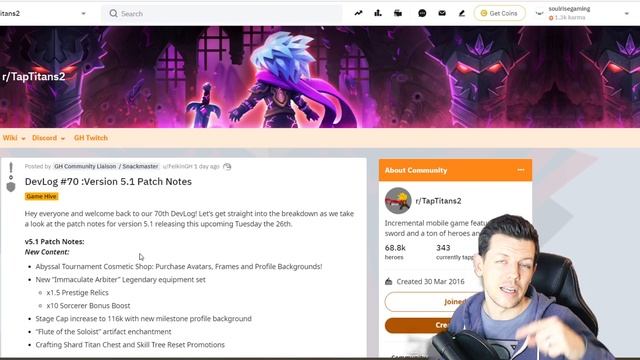 UPDATE 5.1 COMING SOON!  TAP TITANS 2