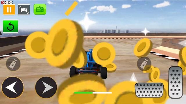 Super Car Stunts Car Games / Crazy Ramp Car Stunt Driver / Android GamePlay смотреть онлайн