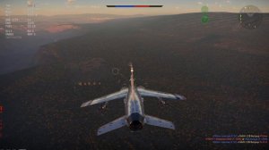 Warthunder - [USA] Republic F-105D - Map: Rocky Canyon (Air Arcade)