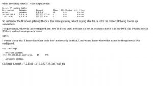 DevOps & SysAdmins: gateway addr in netstat -r output not shown as an IP but literally as "gateway"