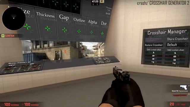 Как настроить прицел в CS:GO? смотреть онлайн
