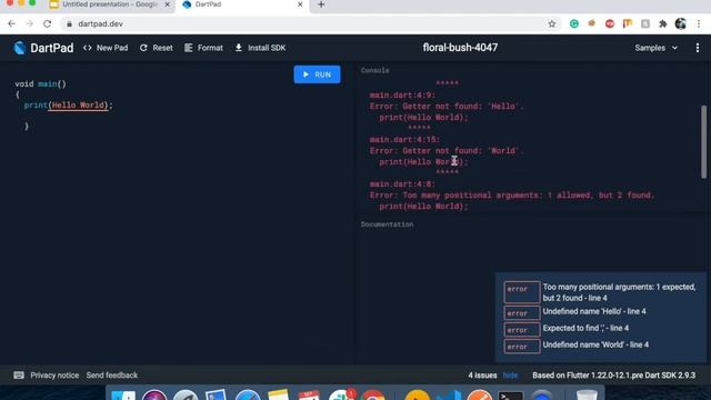 Dart Programming Tutorial - Full Course | Introduction | Part- 1