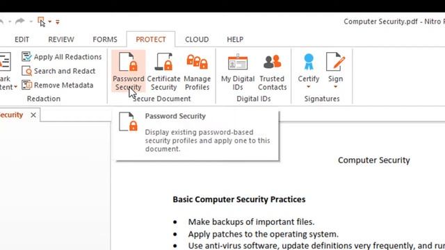 How to make PDF file password protected using Nitro Pro  |PDF File में Password कैसे Set करे смотреть онлайн