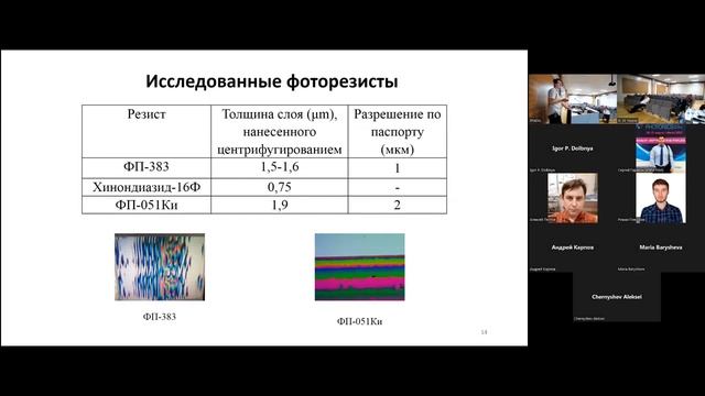 А.И. Артюхов. Школа молодых ученых "Современная рентгеновская оптика - 2023"