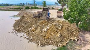 Строительство, очередная засыпка