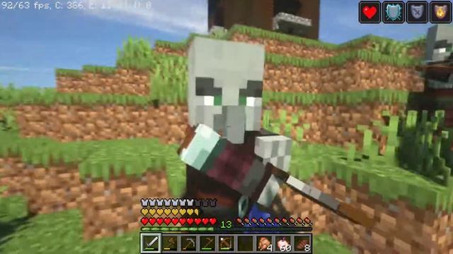 АТАКУЕМ АВАНПОСТ РАЗБОЙНИКОВ МАЙНКРАФТ #2 смотреть онлайн