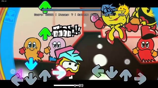 Friday Night Funkin Vs Ms. Pac Man Optimization / Gama baja [PC/Android] смотреть онлайн