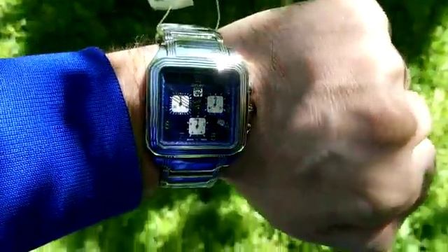 Часы Roberto Cavalli Venom нержавеющая сталь хронограф синий циферблат цена 300$ обзор от 08052020