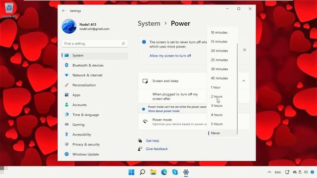 In Windows 11, turn off the sleep mode. смотреть онлайн