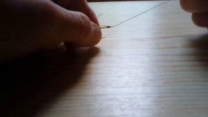 Как сделать поводок на крючок? Легко и быстро.