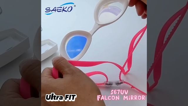 SAEKO swimming goggles showcase_S67UV Falcon Mirror_one-piece swim goggles for fitness, training смотреть онлайн