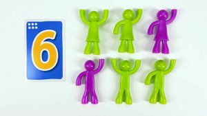 Счётный Материал для Детей - Яркие Человечки - Считаем до 10!