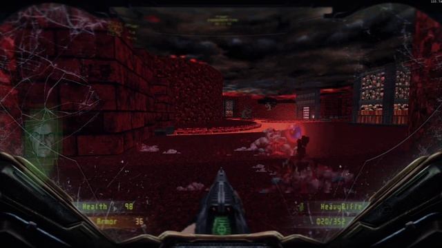 Brutal Doom II: Hellbound Прохождение #MAP32 Spear of Destiny