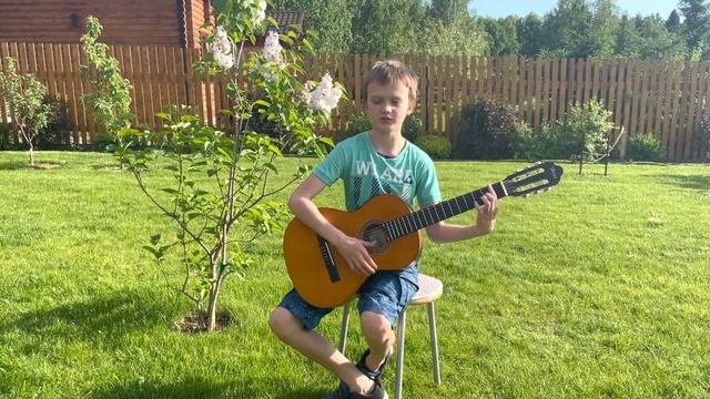 Кавер КиШ лесник на гитаре. #гитара 🎸#кавер #песня