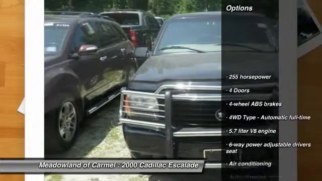 2000 Cadillac Escalade Carmel NY GK0713