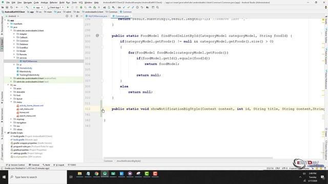 Android Development Tutorial - New Eat It part 80 Client App News System