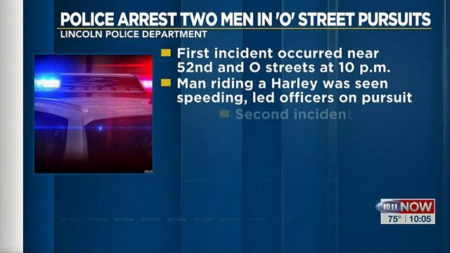 Lincoln Police arrest two men in separate pursuits on O Street смотреть онлайн