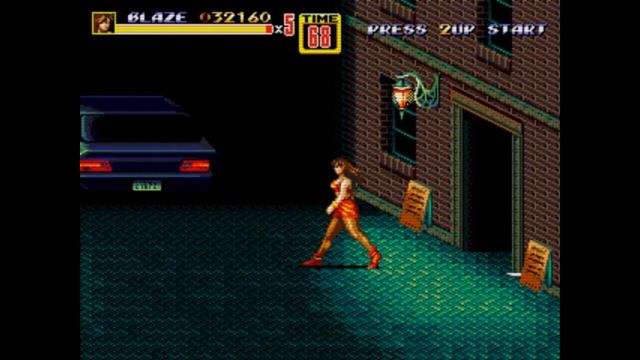 Streets of Rage 2 - Stage 1 in Reverse