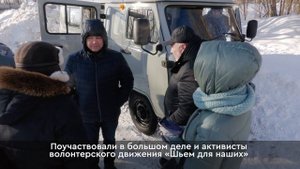 УАЗ едет на передовую (гуманитарная помощь мотострелковому полку 1307)
