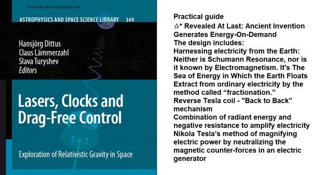Lasers Clocks and Drag-Free Control